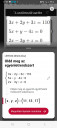 Egyenletrendszer – megoldás kép 1