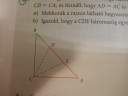 ABC egyenlő szárú derékszögű háromszög – megoldás kép 1