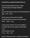 Egy 300 g 24 tömeg%-os oldatot két egyenlő részre osztunk. (ketté öntjük) – megoldás kép 3