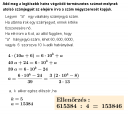 Szöveges feladat  – megoldás kép 1