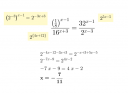 Exponenciális egyenletek – megoldás kép 1