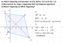 Négyszög koordináta-geometria – megoldás kép 1