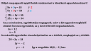 Egyenletrendszerek – megoldás kép 4