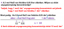 Anyagmennyiség-koncentráció – megoldás kép 1