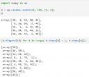 Egy mátrix összes átlóinak a kiértékelése, tisztán Numpy-os megoldással? – megoldás kép 1