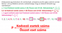 Matematika valószínűség-számítás 8. osztály – megoldás kép 1