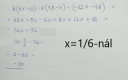 Matematika – megoldás kép 1