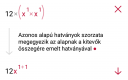 Összevonás és behelyettesítés – megoldás kép 3