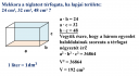 Téglatest térfogata – megoldás kép 1