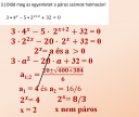 Exponenciális egyenletek  – megoldás kép 1