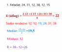 Matek, Statisztika – megoldás kép 1