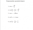 Trigonometria – megoldás kép 1