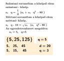 Matematika érettségi szint – megoldás kép 1