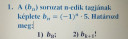 Algebra – feladat kép 1