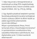 Méréstechnika vizsgafeladatok – feladat kép 1
