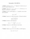 Matematika I. ZH mintafeladat  – feladat kép 1