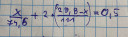 Matematika x-ek kiszámolása – feladat kép 1