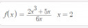 Deriválás x=2 – feladat kép 1