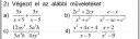 Végezd el az alábbi műveleteket: – feladat kép 1