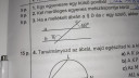 Ha a mellékletet ábrán a || b és c egy szelő, akkor az û mértéke – feladat kép 1