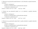 Kémia gyakorló feladat – feladat kép 1