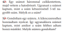 MATEMATIKA, 7. osztály – feladat kép 1