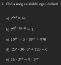 Matek egyenlet SOS! – feladat kép 1
