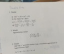 Másodfokú egyenletek dolgozat – feladat kép 1