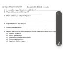 Mondatelemzés 7. osztály – feladat kép 1