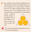 Egy (szabályos) háromszog alakú ablakkeretet szeretnénk készíteni három színes ablaküveg köré melyek mindegyike 30 cm sugarú körlap.  – feladat kép 1