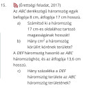 Derekszogu haromszog – feladat kép 1