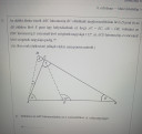 Matematika felvételi feladat 9. évfolyamra, Háromszög nagyság – feladat kép 1