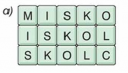 Hányféleképpen olvashatók ki a Miskolc, Szolnok, Esztergom városnevek? – feladat kép 1