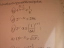 Exponenciális egyenletek – feladat kép 1