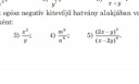 Algebra – feladat kép 1