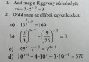 Matek házi  – feladat kép 1