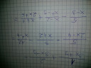 Algebrai törtek összevonása – feladat kép 1