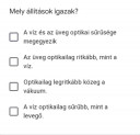 Optika – feladat kép 1