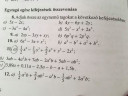 ALGEBRA – feladat kép 3