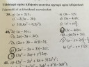 ALGEBRA – feladat kép 4