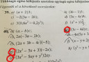 ALGEBRA – feladat kép 1