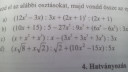 Algebra – feladat kép 1