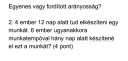 Matematika – feladat kép 2