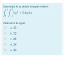 Többszörös integrál – feladat kép 1