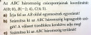 Koordinátageomeetria – feladat kép 2