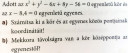 Koordinátageomeetria – feladat kép 4