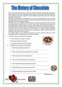 Sziasztok Angol : the history of chocolate szöveg Read the story and answer the question .  – feladat kép 1
