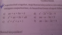 Algebra – feladat kép 2