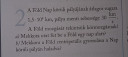 Centripetális gyorsulás – feladat kép 1