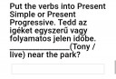 Angol 6 – feladat kép 1